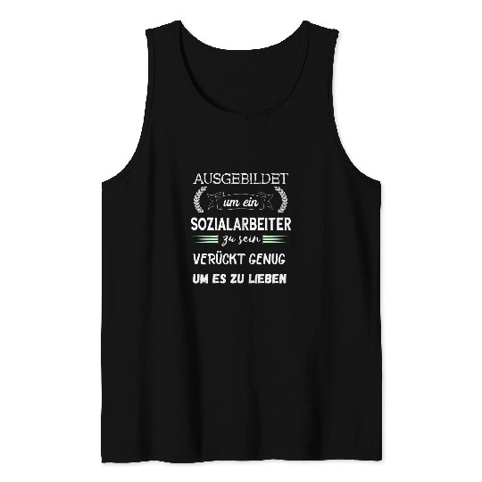 Social worker social education social work caregiver Tank Tops