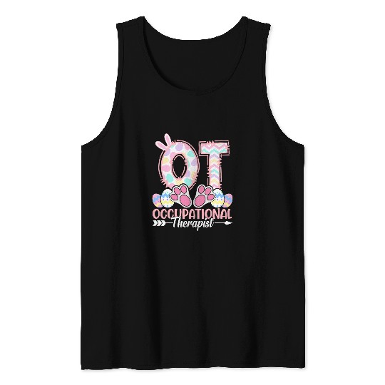 Occupational Therapist Bunny OT Occupational Therapy Easter Tank Tops