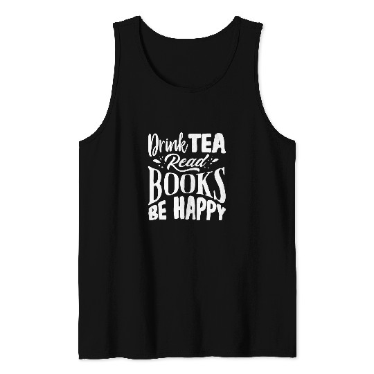 Book Lover Librarian Bookworm Reading Club Reading 3 Tank Tops