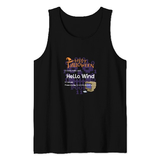 Halloween Programmer Coder Software Web Developer Coding 12 Tank Tops