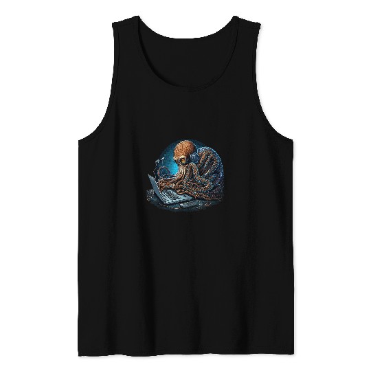 Octopuss Programmer Computer Programming Tank Tops
