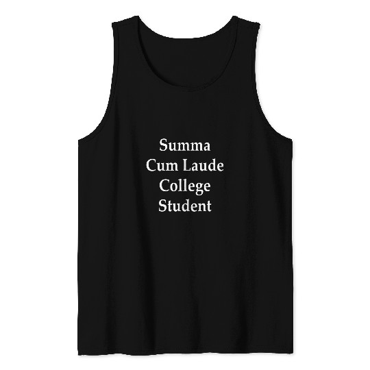 Summa Cum Laude Graduating Honors College Student Graduate Tank Tops