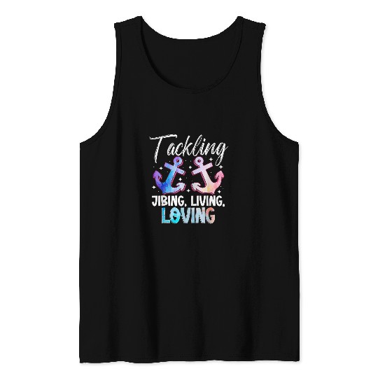 Ocean Boat Spirit Of The Sea Nautical Sailing Sailor Yacht 12 Tank Tops