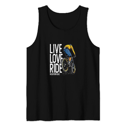 Downhill Bicycle MTB Mountain Bike BMX Road Bike Mountain Bike Tank Tops