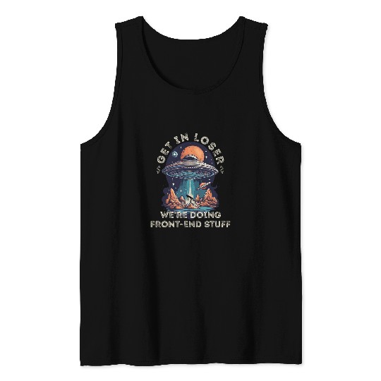 Software Developer Programmer Funny FrontEnd Coding Tank Tops