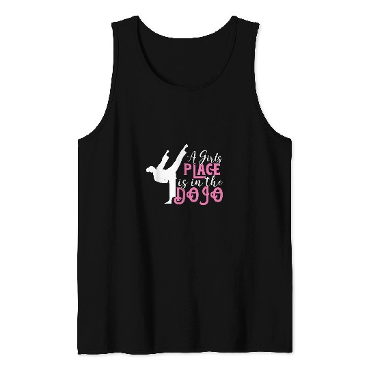 Taekwondo Girl Taekwondo Master Funny Combat Sports Tank Tops
