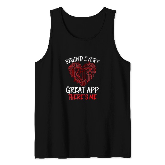 Software Engineer Computer Programmer Programming Code 1 Tank Tops