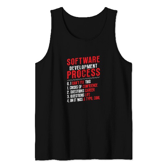 Software Development Process Programming Tank Tops