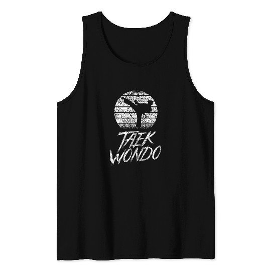 Taekwondo Fighter Tae Kwon Do Martial Arts Training Tank Tops