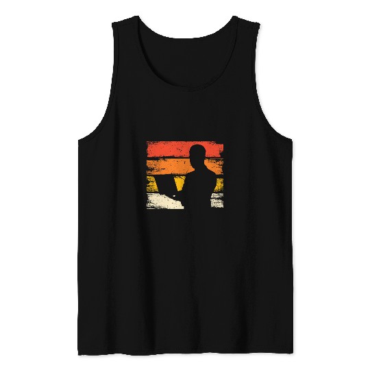 Software Engineer Retro Programmer Computer Developing 1 Tank Tops