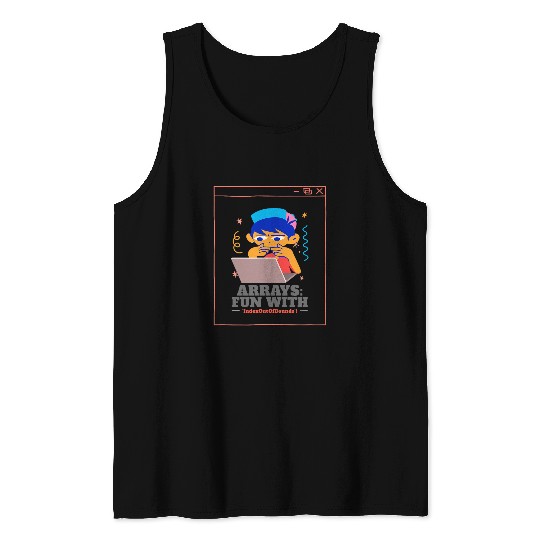 vintages Coder Programmer Tank Tops