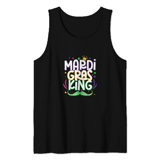 Mardi Gras Party Family Cruise Ship Boat Captain Tank Tops