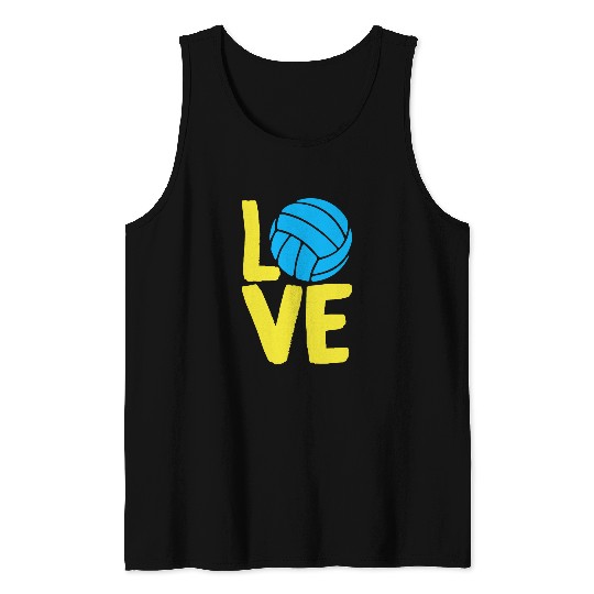 Love uniques and Awesome Tee for Unisex Water Polo Lovers Tank Tops