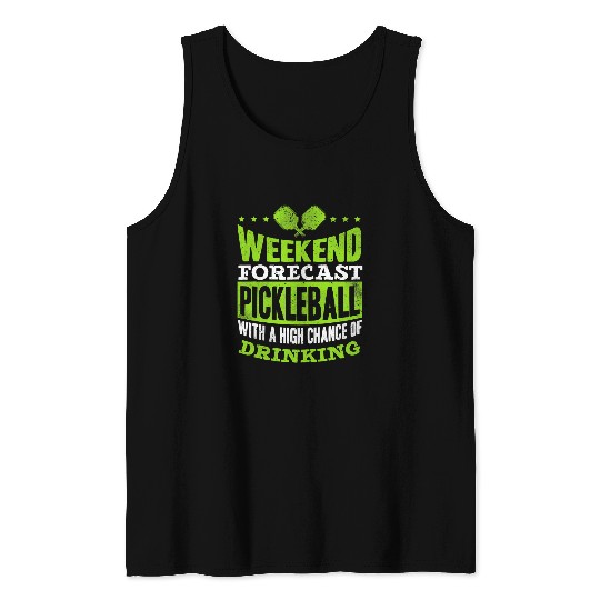 Funny Pickleball Paddle Graphic Women Men Pickleball Player 1 Tank Tops