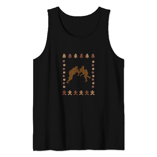Wrestling Christmas Tank Tops