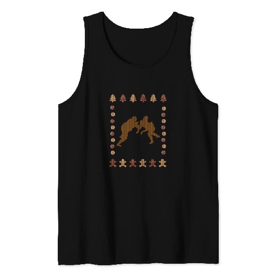 Wrestling Christmas Tank Tops