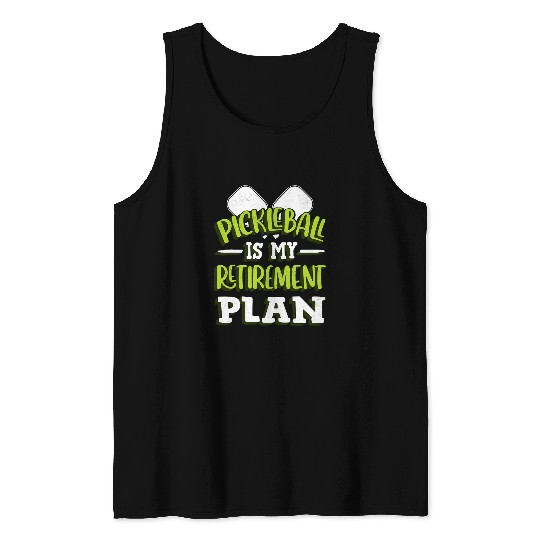 Funny Pickleball Paddle Graphic Women Men Pickleball Player 3 Tank Tops