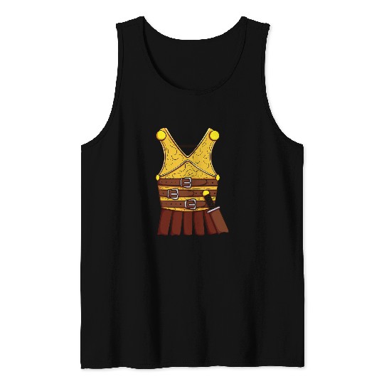 Gladiator Costume for Halloween Roman Cosplay Tee Tank Tops