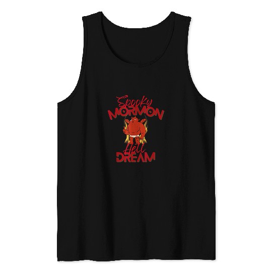 Book of Mormon Musical Spooky Mormon Hell Dream Devil Tank Tops