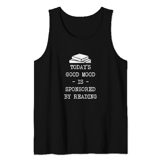Reading Book Reader Bookworm Books Lover Tank Tops