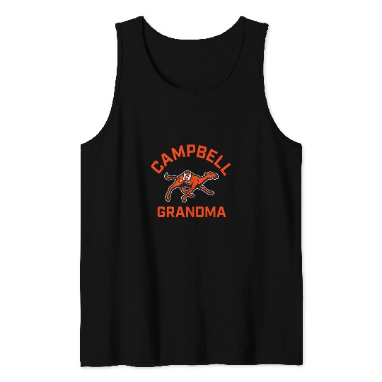 Campbell University Fighting Camels Arched Grandma Tank Tops
