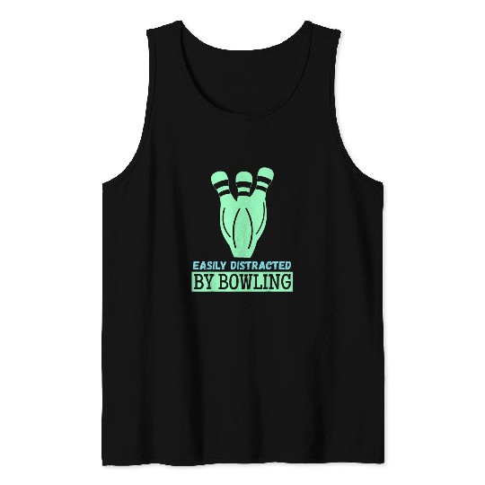 Bowling Lover TenPin Bowler 1 Tank Tops