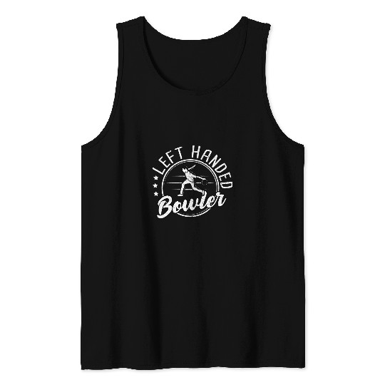 Funny Left Handed Left Handed Bowler Bowling Tank Tops
