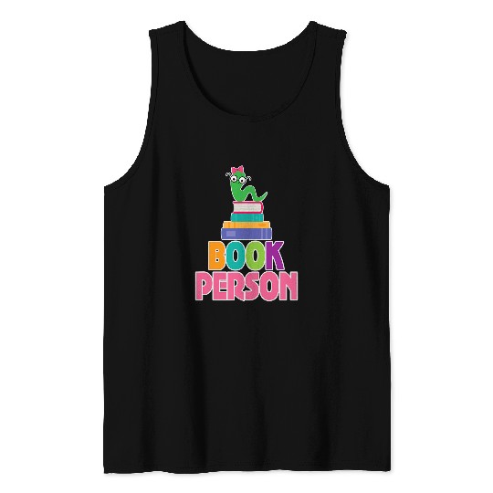 Reading Book Lover Gift Funny Bookworm Tank Tops