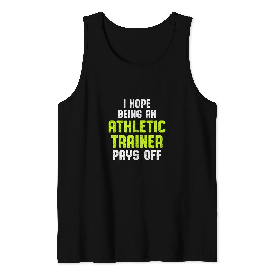 Athletic Trainer Gym Coachss Fantasy Wellness Coachssing Tank Tops