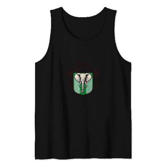 Ivory Coast Ivorian Elephant Flag Wear 2 Tank Tops