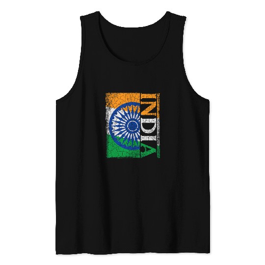 Asia Indie Asian national flags family ancestry root travels Tank Tops