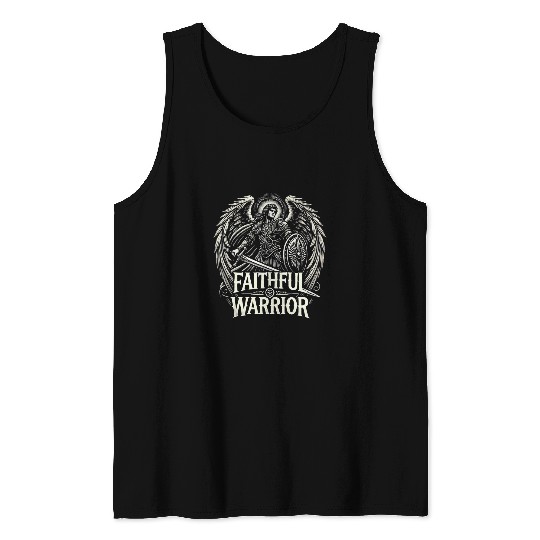 Archangel Michael Catholic Christianity Guardian Angel 13 Tank Tops