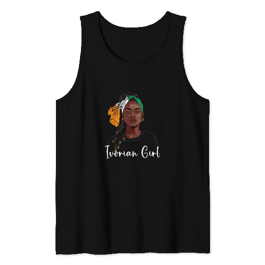 Ivorian Flag Souvenirs Uniform for Women Ivory Coast Tank Tops