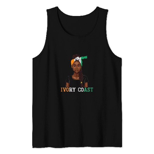Ivorian Flag Uniform Souvenirs Products Woman Ivory Coast Tank Tops