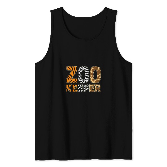 Zookeeper Costume African Animals Safari Savanna Zoo Keeper 1 Tank Tops