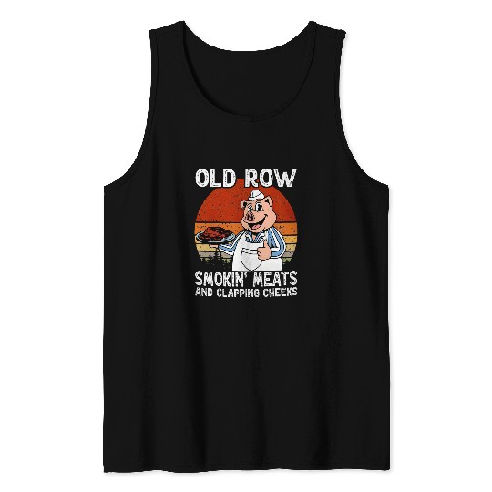 old row smokin meats and clapping cheeks Tank Tops