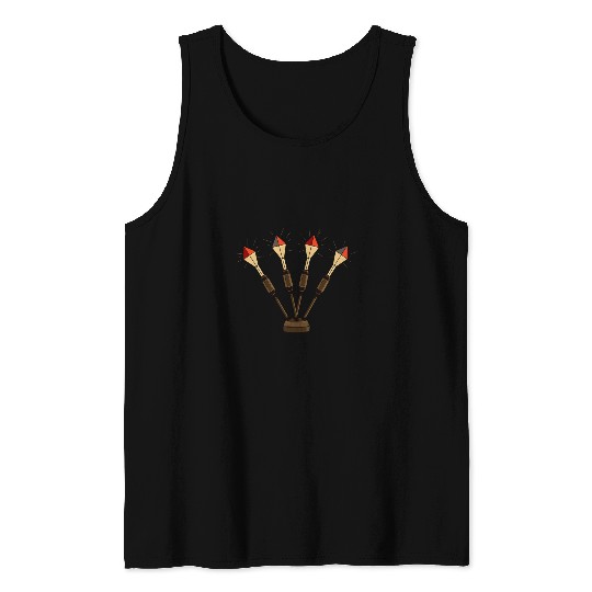 Lawn Darts Jarts Javelin Darts targetss Bullseye Yard Darts 2 Tank Tops