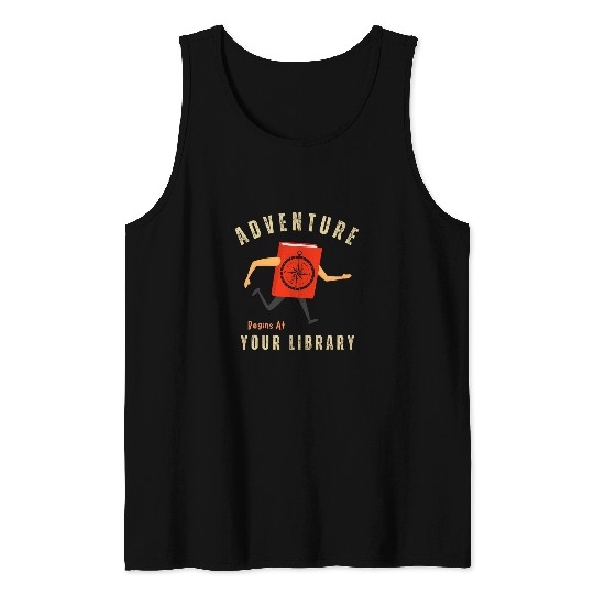 Adventure Begins At Your Library Summer Reading Program 2024 13 Tank Tops