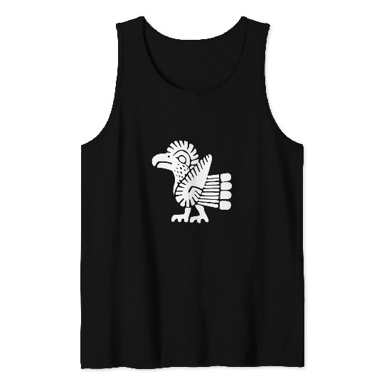 Aztec Bird Symbol Tank Tops
