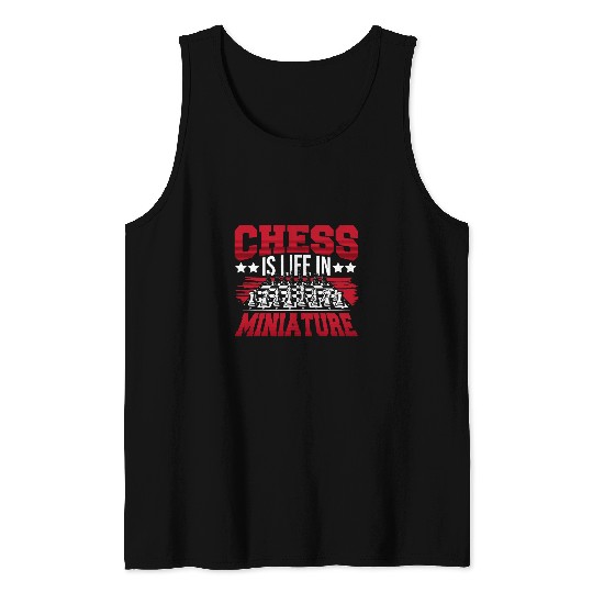 Checkmate Chess Lover Knight Chess Club Design 5 Tank Tops