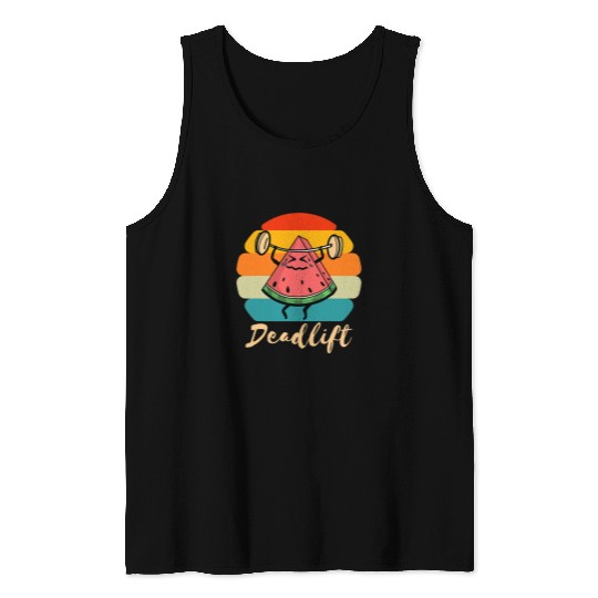 Deadsslifting Workout Gym Watermelon Exercise Weightlifting Tank Tops