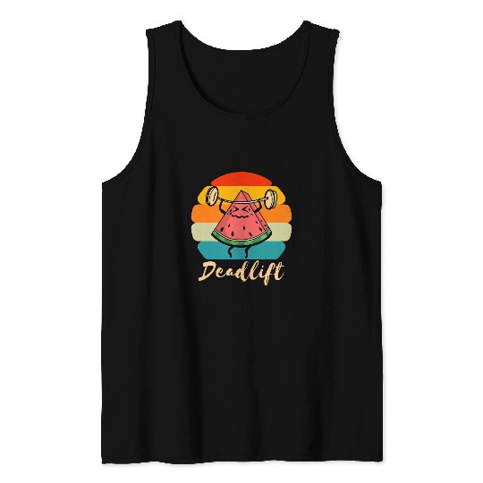 Deadsslifting Workout Gym Watermelon Exercise Weightlifting Tank Tops
