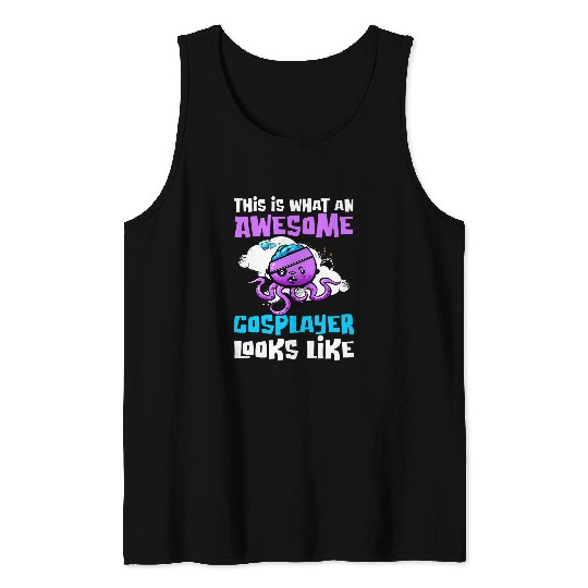 Awesome Cosplayer Looks Like Character Cosplay Tank Tops