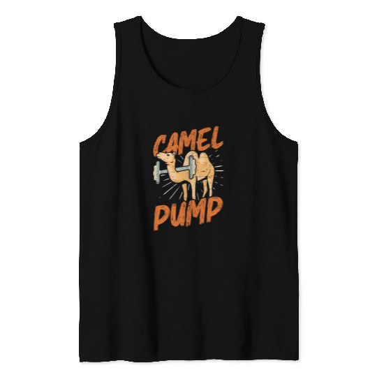 CAmel Pump Weightlifting Gym Mammal Animal Hump Day Tank Tops