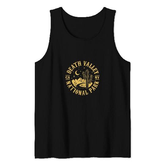 Death Valley National Park californiass Nevada Desert Retro Tank Tops