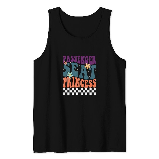 Passenger Seat Princess Funny Girls Trip Summer Copilot 2 Tank Tops