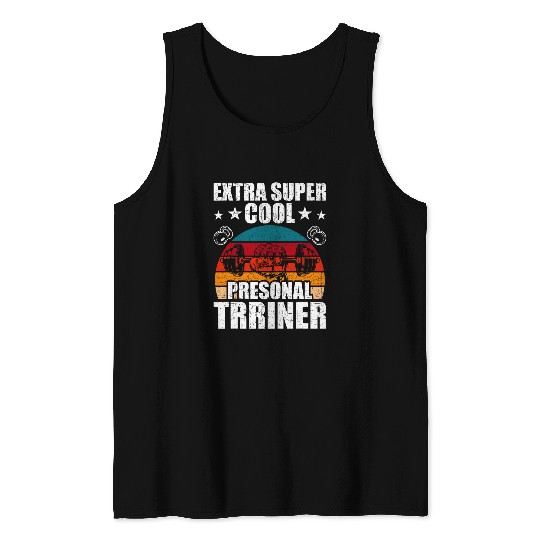 Personal Trainer Bodybuilding Weightlifting Workout 2 Tank Tops
