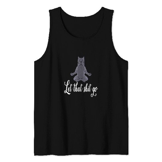 Cane Corso Yoga for a Dog Owner Tank Tops