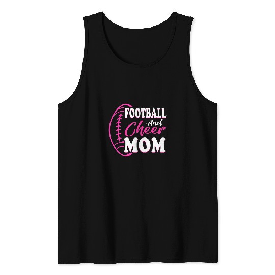 cheerleading cheer football and cheer mom mor game day Tank Tops