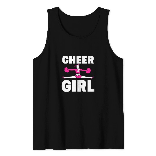 Cheerleading Cheerleader Base Flyer Cheer Girl Tank Tops